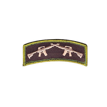 Crossed Rifles Embroidered Patch