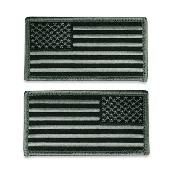 Tactical Velcro US Flag Patch - ACU